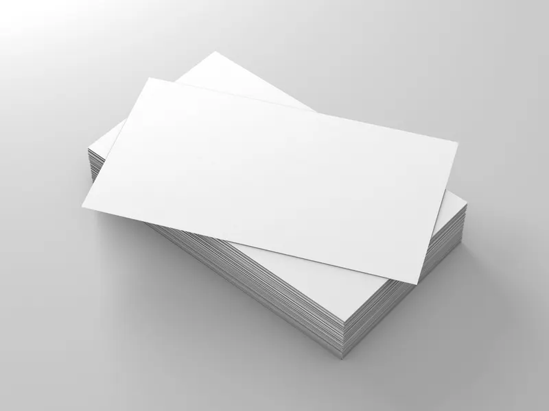 Cartes de visite imprimées sur beau papier